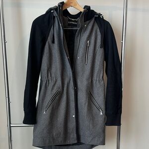 Express Women's Two-Tone Utility Jacket